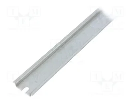 FIBOX Carril DIN TS35 de acero zinc 580mm x 35mm