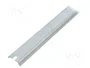 FIBOX Carril DIN TS35 de acero zinc 580mm x 35mm