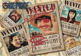 One Piece Rompecabezas de 1000 piezas Wanted