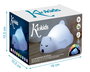 KioKids Luz Quitamiedos Recargable Oso Polar, Lámpara Táctil Infantil con 25h Autonomía, Luz Nocturna Suave para Bebés y Niños, Silicona Premium Blanca