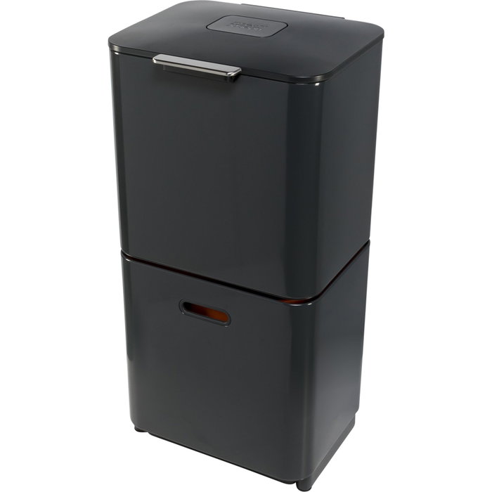 Joseph Joseph Totem Max 60 L Cubo de separación y reciclaje, grafito