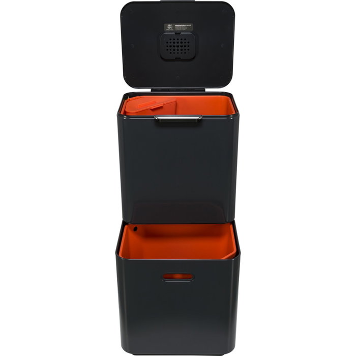 Joseph Joseph Totem Max 60 L Cubo de separación y reciclaje, grafito