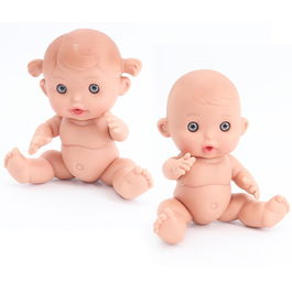 Deqube Muñeca Niña 20Cm Cuerpo Duro con Olor a Vainilla y Traje Regional Fabricada en España