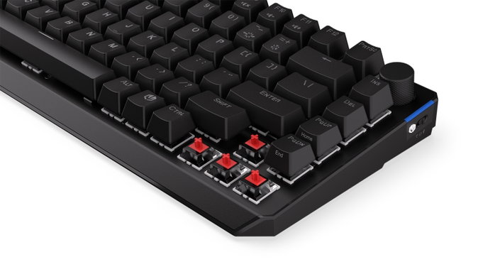 Endorfy Thock 75% Wireless Red Teclado inalámbrico 75% Interruptores Kailh Box Red Layout Español Endorfy Thock 75% Wireless Red Teclado inalámbrico 75% Interruptores Kailh Box Red Layout Español