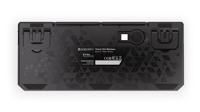 Endorfy Thock 75% Wireless Red Teclado inalámbrico 75% Interruptores Kailh Box Red Layout Español Endorfy Thock 75% Wireless Red Teclado inalámbrico 75% Interruptores Kailh Box Red Layout Español