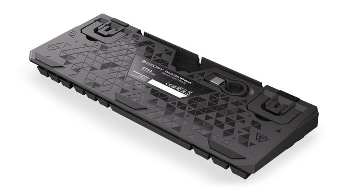 Endorfy Thock 75% Wireless Red Teclado inalámbrico 75% Interruptores Kailh Box Red Layout Español Endorfy Thock 75% Wireless Red Teclado inalámbrico 75% Interruptores Kailh Box Red Layout Español