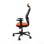 PIQUERAS Y CRESPO Silla de oficina Jorquera Naranja y Gris