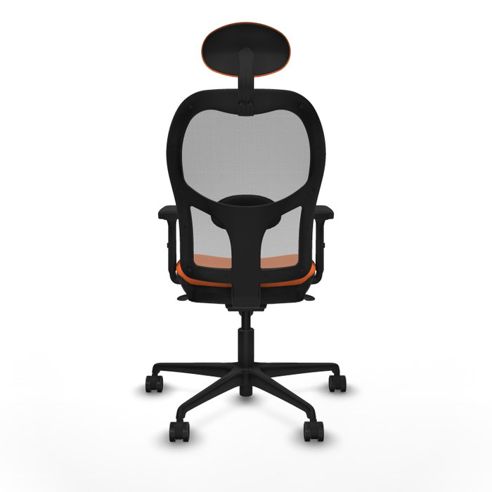 PIQUERAS Y CRESPO Silla de oficina Jorquera Naranja y Gris