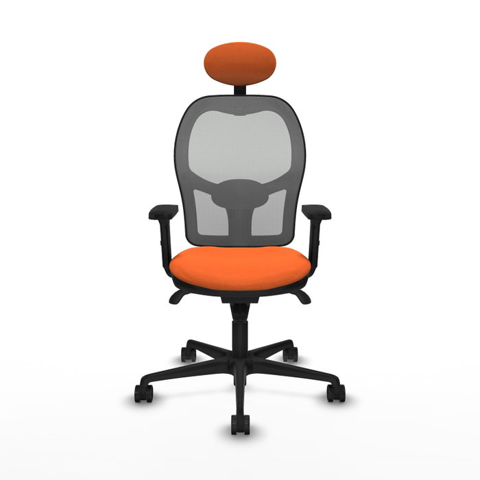 PIQUERAS Y CRESPO Silla de oficina Jorquera Naranja y Gris