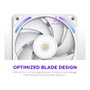 NZXT F360X RGB Ventilador Single White RF-U36PN-W1 360mm