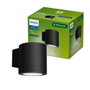 Philips Aplique de exterior LED Fylx 5 W, Negro