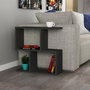 Hanah Home Mesa Auxiliar Mania Antracita 60x60x20cm | Diseño Moderno Elegante
