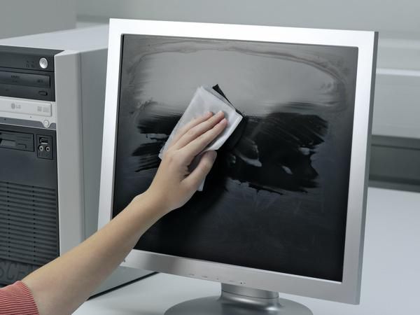 Durable SCREENCLEAN BOX 100 Limpiador de Pantallas, 100 Toallitas Húmedas para Monitores y Superficies de Cristal, Sin Alcohol, Antiestático