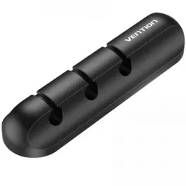 Vention KBTB0 Organizador de Cables en Espiral para Escritorio, 3 Puertos, Negro
