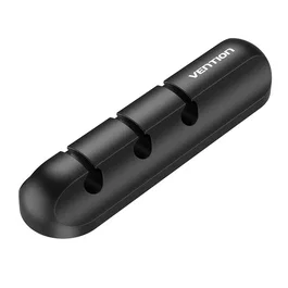 Vention Organizador de Cables en Espiral KBTB0 3 Puertos Negro