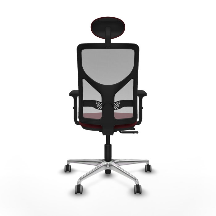 PIQUERAS Y CRESPO Silla de oficina Motilla con Mecanismo Sincro/Traslack, Granate y Gris PIQUERAS Y CRESPO Silla de oficina Motilla con Mecanismo Sincro/Traslack, Granate y Gris