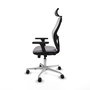 PIQUERAS Y CRESPO Silla de oficina Jorquera Gris y Blanco