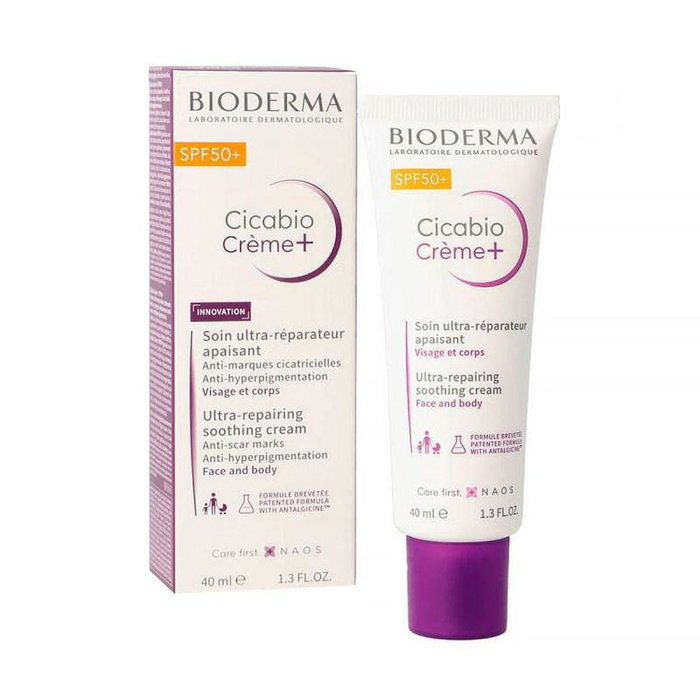 Bioderma Cicabio CR Repara SPF50 40ml Crema Reparadora con Protección Solar Alta Bioderma Cicabio CR Repara SPF50 40ml Crema Reparadora con Protección Solar Alta