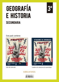 EDELVIVES, Proyecto: Fanfest. Geografía e Historia 3 Secundaria [Valencia]. Libro del alumnado + Cuaderno