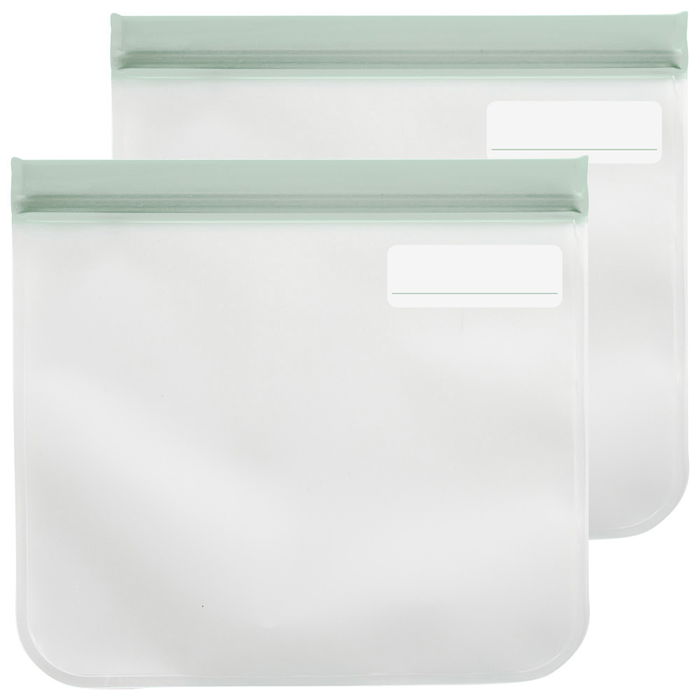 Day Juego de 2 Bolsas Conservar 23x21 con Cierre Zip Herméticas Reutilizables