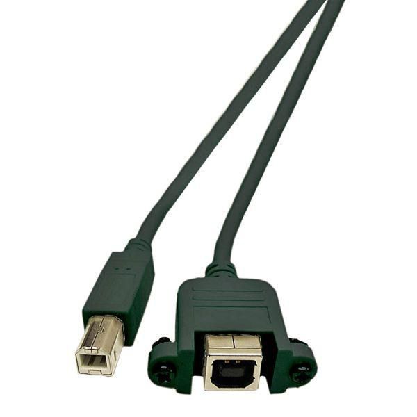 MicroConnect Cable de extensión USB 2.0 Tipo B con conector de montaje, 1.8 m MicroConnect Cable de extensión USB 2.0 Tipo B con conector de montaje, 1.8 m