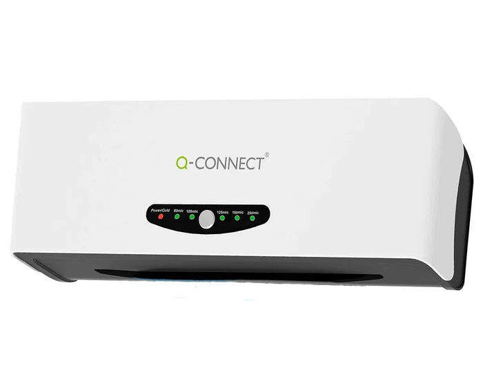 Q-connect Plastificadora DIN A3 Alto Rendimiento Frío/Caliente, 4 Rodillos, Hasta 250 micras, 300 mm/min