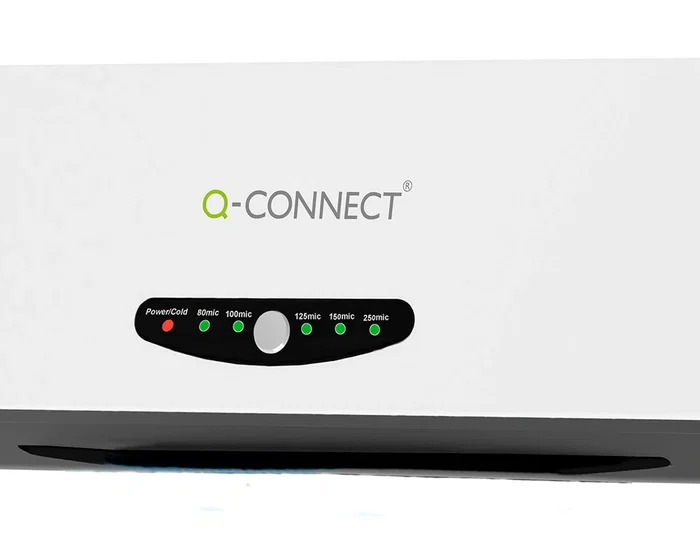 Q-connect Plastificadora DIN A3 Alto Rendimiento Frío/Caliente, 4 Rodillos, Hasta 250 micras, 300 mm/min