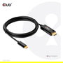 Club 3D CAC-1334 Cable HDMI a USB-C Activo 4K 60Hz, 1.8 Metros, Negro