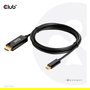Club 3D CAC-1334 Cable HDMI a USB-C Activo 4K 60Hz, 1.8 Metros, Negro