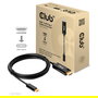Club 3D CAC-1334 Cable HDMI a USB-C Activo 4K 60Hz, 1.8 Metros, Negro