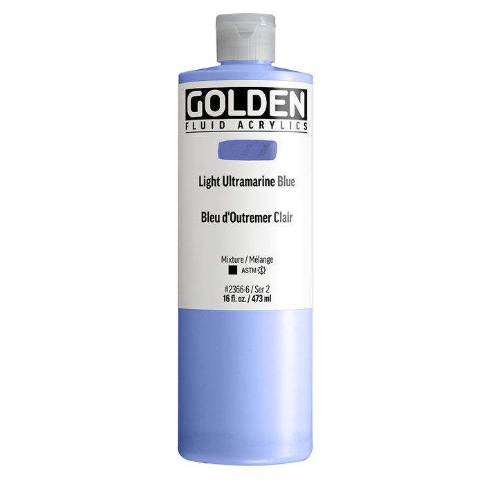 Golden Fluid Colores Acrílicos Claro Ultramar Azul Golden Fluid Colores Acrílicos Claro Ultramar Azul