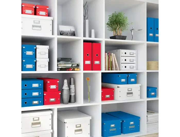 Leitz Caja Almacenamiento Click&Store Mediana Azul 281x200x369 mm