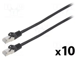 LANBERG Patch Cord Cat 6 F/UTP 5m Negro