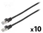 LANBERG Patch Cord Cat 6 F/UTP 5m Negro