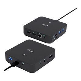 I-TEC USB-C Docking Station Dual HDMI, DisplayPort, GLAN, 3x USB-A, 2x USB 2.0, Audio, 100W PD