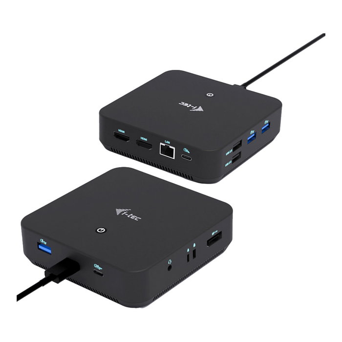 I-TEC USB-C Docking Station Dual HDMI, DisplayPort, GLAN, 3x USB-A, 2x USB 2.0, Audio, 100W PD I-TEC USB-C Docking Station Dual HDMI, DisplayPort, GLAN, 3x USB-A, 2x USB 2.0, Audio, 100W PD