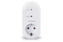 Ednet .living Smart Plug - Enchufe Inteligente Interior Blanco con WiFi, 16A, 230V, Compatible con iPhone/iPad