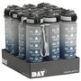 Day Botella Motivacional 900 Ml con Marcador de Tiempo y Pajita Integrada