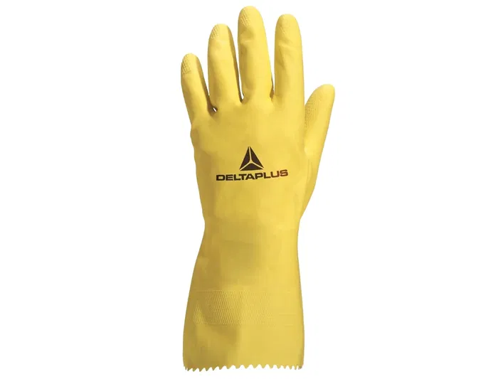 Deltaplus Guantes de Nitrilo Desechable Negro Caja 100 Unidades Talla 9-10