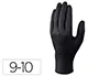 Deltaplus Guantes de Nitrilo Desechable Negro Caja 100 Unidades Talla 9-10