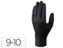 Deltaplus Guantes de Nitrilo Desechable Negro Caja 100 Unidades Talla 9-10
