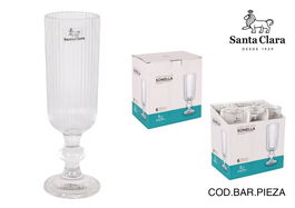 Santa Clara Copa Champagne Sonella 150 cc Transparente (36 Unidades)