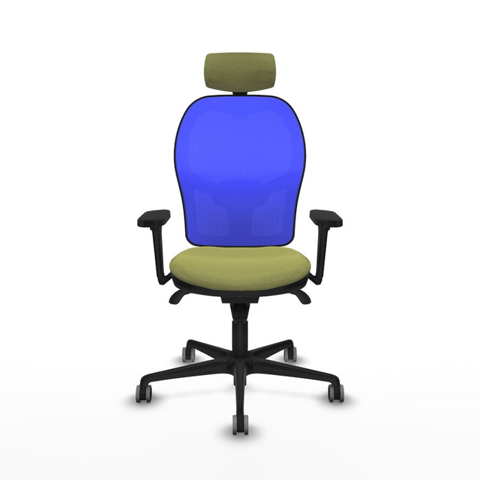 PIQUERAS Y CRESPO Silla de oficina Jorquera Verde oliva y Azul PIQUERAS Y CRESPO Silla de oficina Jorquera Verde oliva y Azul