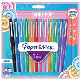 Rotulador Fibra Paper Mate Candy Pop Surtido Blister De 12