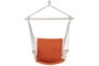 DKD Home Decor Silla Colgante para Terraza y Jardín Naranja de Algodón, Poliéster y Pino 50x120x97 cm