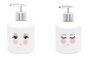 DKD Home Decor Dosificador de Cristal y ABS 350ml - Surtido de 2 unidades