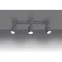 LEMMI SOL-SL.1128 Lámpara de Techo LED Minimalista Ajustable, Diseño Moderno en Blanco o Negro