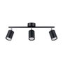 LEMMI Lámpara de Techo 3 Luces Negro