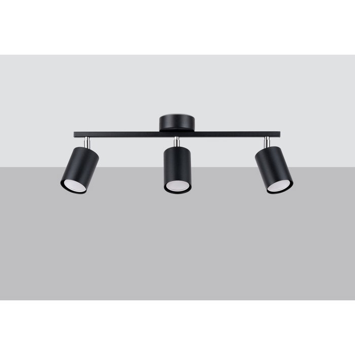 LEMMI Lámpara de Techo 3 Luces Negro LEMMI Lámpara de Techo 3 Luces Negro