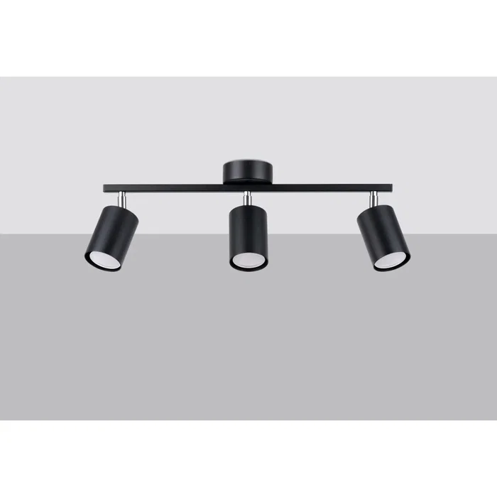 LEMMI SOL-SL.1128 Lámpara de Techo LED Minimalista Ajustable, Diseño Moderno en Blanco o Negro